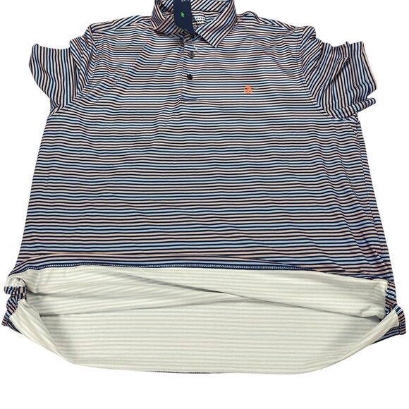 IZOD Mens Polo Golf Shirt-Swingflex-Size XL Striped NWT - Picture 7 of 12